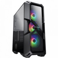 Компьютерный корпус Cougar MX440-G RGB CGR-56C2B-G-RGB, ATX/Micro ATX/Mini ITX, USB,2*3.0/1*2.0, Без Б/П, Чёрный