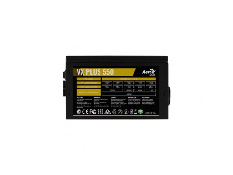 Блок питания Aerocool VX PLUS 550