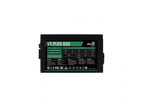 Блок питания Aerocool VX PLUS 600