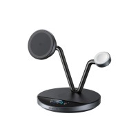 Беспроводное зарядное устройство Anker Prime 3-in-1, MagGo, AirCool, Dock Stand (B25N1G21) Черный