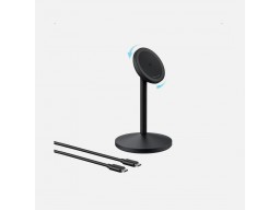 Беспроводное зарядное устройство Anker MagGo Single Stand (A25X1H11) Черный