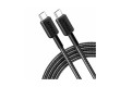 Интерфейсный кабель Anker 322 USB-C to USB-C Cable 1,8М (A81F6G11) Черный