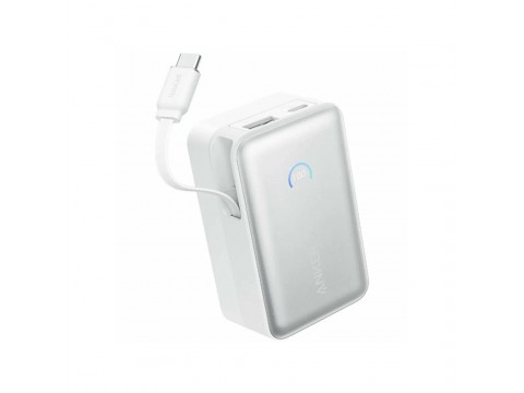 Портативный внешний аккумулятор Anker Nano 10000mAh 45W (A1638H21) Белый