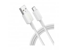Интерфейсный кабель Anker 322 USB-A to USB-C 1М (A81H5G21) Белый