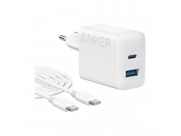 Адаптер питания Anker Charger 20W, 2-Port (в комлпекте кабель Type-c) (B2348G21) Белый