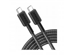 Интерфейсный кабель Anker 322 USB-C to USB-C Cable 1м (A81F5G11) Черный