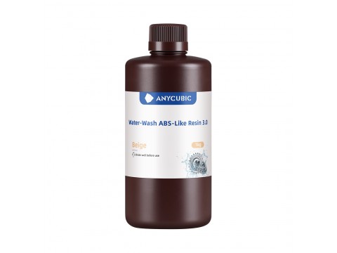 Фотополимерная смола для 3D-печати Anycubic Water-Wash ABS-Like Resin 3.0 SSXAB3BG-10 (бежевый)