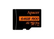 Карта памяти Apacer AP64GMCSX10U8-R 64GB с адаптером SD