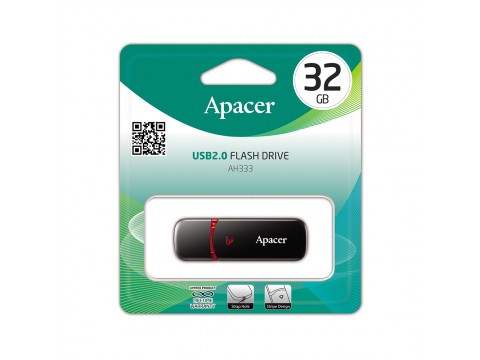 USB Флеш накопитель Apacer AH333 32GB Чёрный