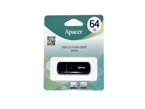 USB Флеш накопитель Apacer AH333 64GB Чёрный