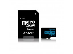 Карта памяти Apacer AP128GMCSX10U7-R 128GB + адаптер