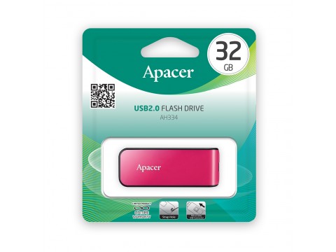 USB Флеш накопитель Apacer AH334 32GB Розовый