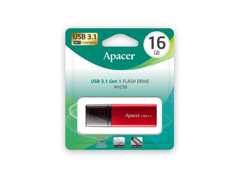 USB Флеш накопитель Apacer AH25B 16GB Красный