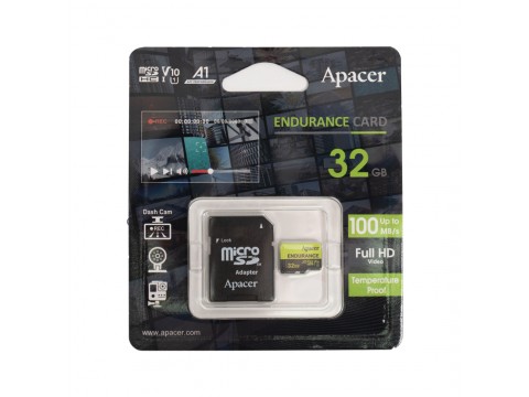 Карта памяти Apacer AP32GEDM0D05-R 32GB с адаптером SD