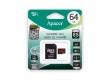 Карта памяти Apacer AP64GMCSX10U5-R 64GB + адаптер