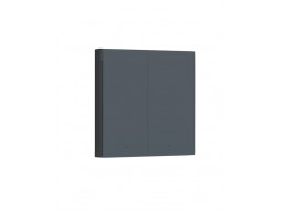 Настенный выключатель двухклавишный AQARA Smart Wall Switch H1 (No Neutral, Double Rocker, Grey)