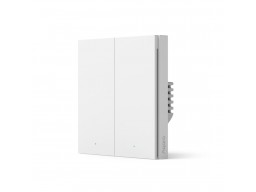 Настенный выключатель двухклавишный Aqara Smart Wall Switch H1 (With Neutral, Double Rocker)