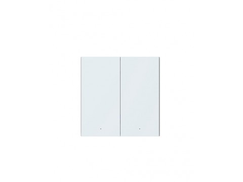 Настенный выключатель двухклавишный AQARA Smart Wall Switch H1 (No Neutral, Double Rocker)