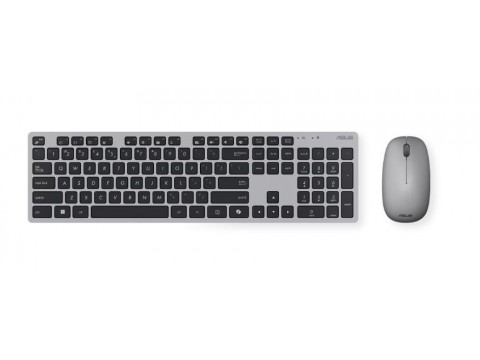 Клавиатура и манипулятор Asus W5000 Wireless Keyboard and Mouse Set Grey (90XB0430-BKM330)