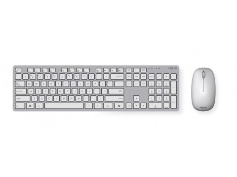 Клавиатура и манипулятор Asus W5000 Wireless Keyboard and Mouse Set White (90XB0430-BKM3D0)