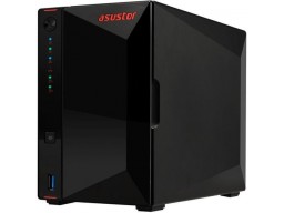 Сетевое хранилище ASUSTOR AS5402T, 2 Bay NAS, Quad-Core 2.0GHz CPU, Dual 2.5GbE Ports, 4GB DDR4, Four M.2 SSD Slots