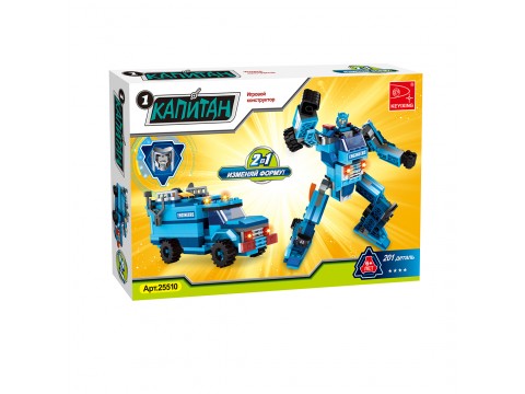 Игровой конструктор Keyixing 25510 КАПИТАН (201 деталь в наборе)