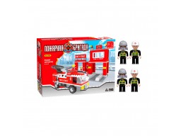 Игровой конструктор Keyixing 21602 ПОЖАРНАЯ БРИГАДА (309 деталей в наборе)
