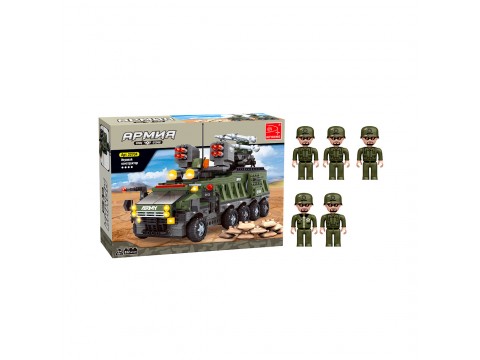 Игровой конструктор Keyixing 22704 АРМИЯ (832 детали в наборе)