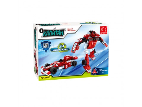 Игровой конструктор Keyixing 25423 КАПИТАН (132 детали в наборе)