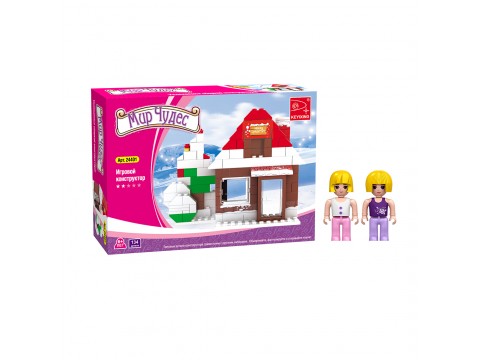 Игровой конструктор Keyixing 24401 МИР ЧУДЕС (134 детали в наборе)