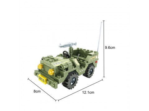 Игровой конструктор Keyixing 22404 АРМИЯ (108 деталей в наборе)