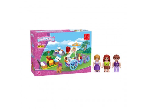 Игровой конструктор Keyixing 24421 МИР ЧУДЕС (157 деталей в наборе)