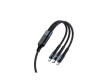 Интерфейсный кабель Awei CL-972 3 in 1 120W 2.0A 1.2m Чёрный