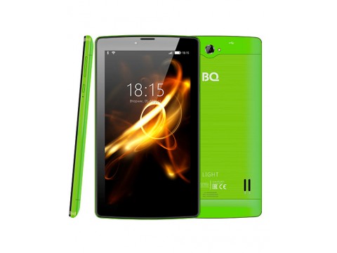 Планшет BQ-7083G green 3G (7", 1024*600, TN, 4*1.0Ghz,  1+8Гб, GPS, 7.0)