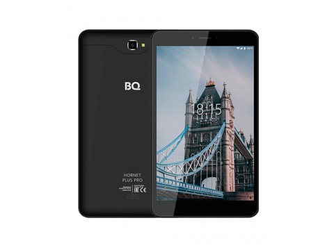 Планшет BQ-8068L Hornet Plus Pro (8" IPS 1280*800, LTE, 4х1.3 GHZ, 2GB+16GB, 4000mAh, Andr.8.1)black