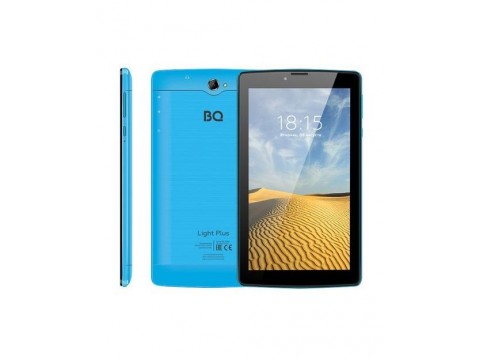 Планшет BQ-7038G Light Plus (7" IPS 1024*600, 3G, 4х1.3 GHZ, 2GB+16GB, 2400mAh, Andr.9) blu