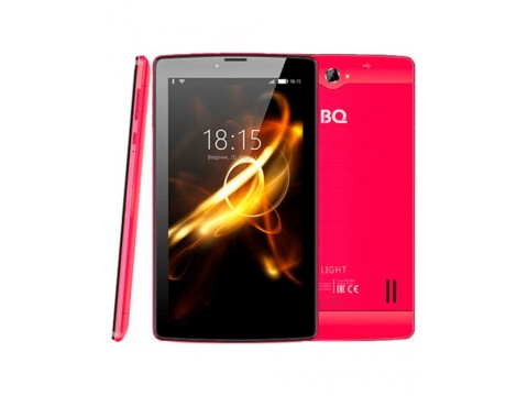 Планшет BQ-7083G Light red 3G (7", 1024*600, TN, 4*1.0Ghz,  1+8Гб, GPS, 7.0)