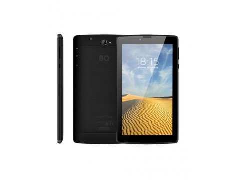Планшет BQ-7038G Light Plus (7" IPS 1024*600, 3G, 4х1.3 GHZ, 2GB+16GB, 2400mAh, Andr.9) Black