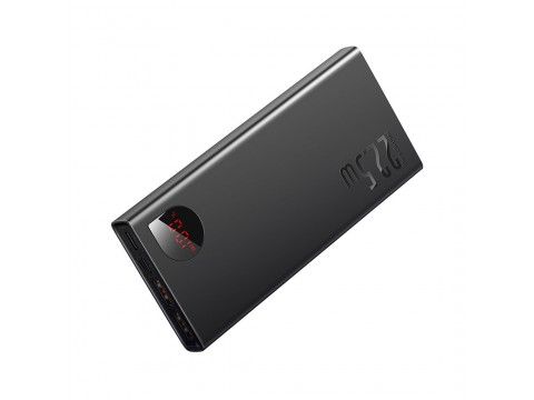 Портативный внешний аккумулятор Baseus Metal Digital Display Power Bank 10000mAh 22.5W Black