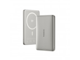 Портативный внешний аккумулятор Baseus PicoGo Ultra-Slim Qi2 Magnetic 10000mAh 27W Natural Titanium