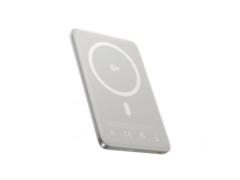 Портативный внешний аккумулятор Baseus PicoGo Ultra-Slim Qi2 Magnetic 10000mAh 27W Natural Titanium