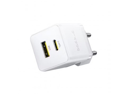 Адаптер питания Baseus Palm C+U 30W White (P1011160A213-00)