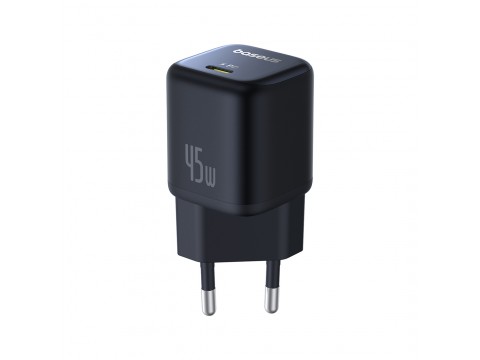 Адаптер питания Baseus PicoGo GaN 1C 45W Black (P10176800123-00)