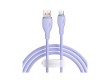 Интерфейсный кабель Baseus Pudding Series USB to Type-C 100W 1.2m Purple (P10355703511-B1)