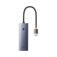Концентратор Baseus UltraJoy Series 4-Port Space Grey (B0005280B811-10)