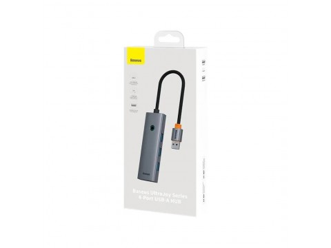 Концентратор Baseus UltraJoy Series 4-Port Space Grey (B0005280B811-10)