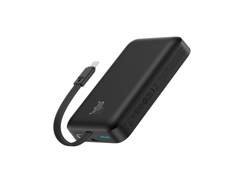 Портативный внешний аккумулятор Baseus Magnetic Mini 10000mAh 30W Black (P1002210B113-00)
