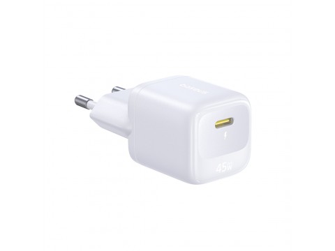 Адаптер питания Baseus FN22 1C 45W EU Moon White (E0123301)