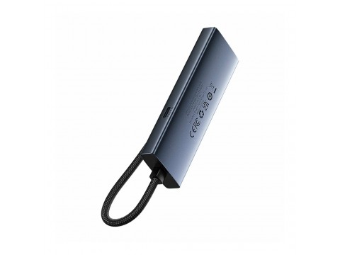 Концентратор Baseus UltraJoy Series 4-Port Space Grey (B0005280B811-12)