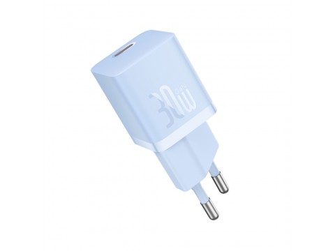 Адаптер питания Baseus GaN5 (mini) 1C 30W Blue (P10110902313-00)